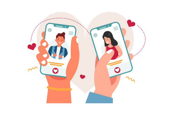 Happy couple in love